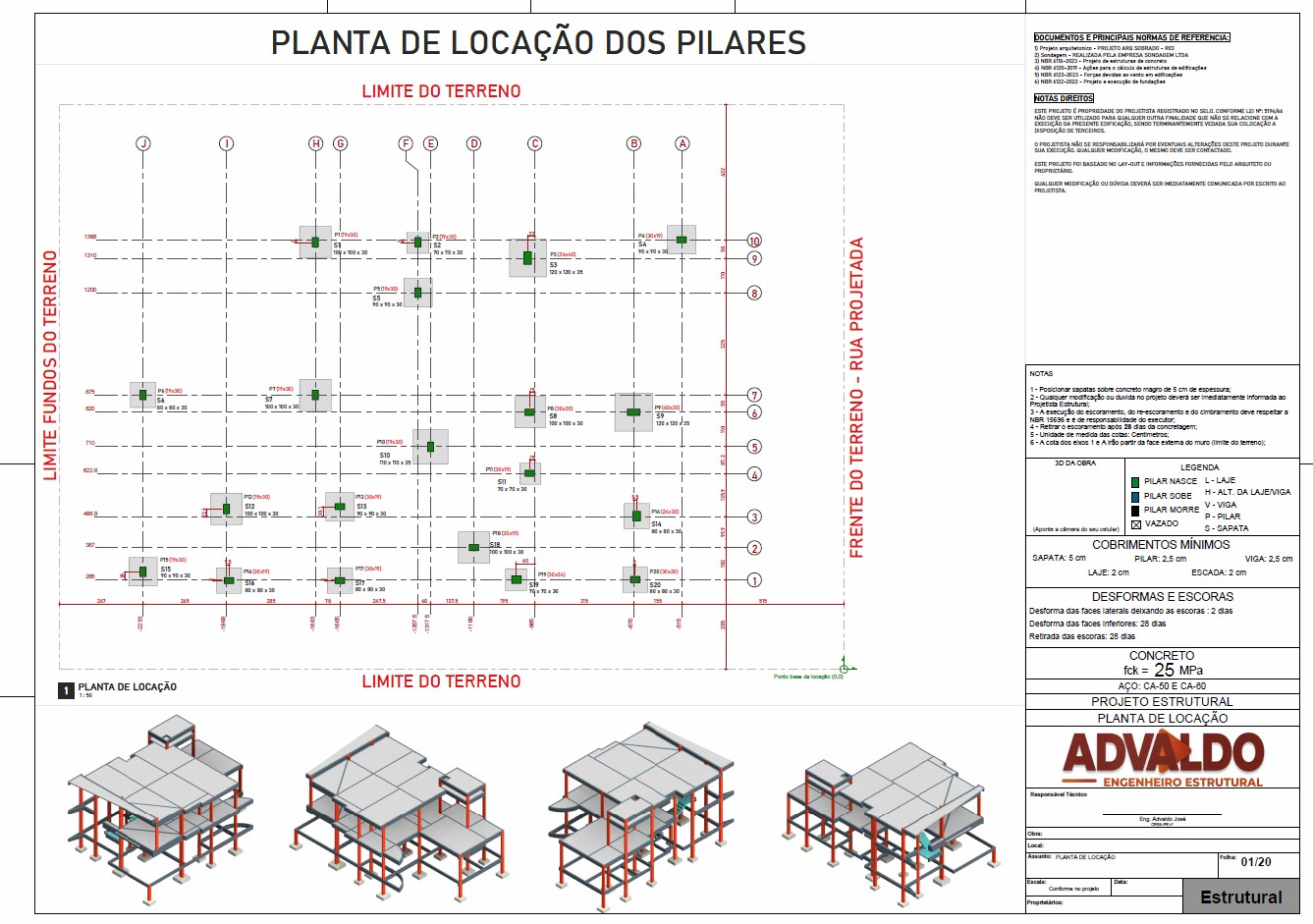 Planta de locação